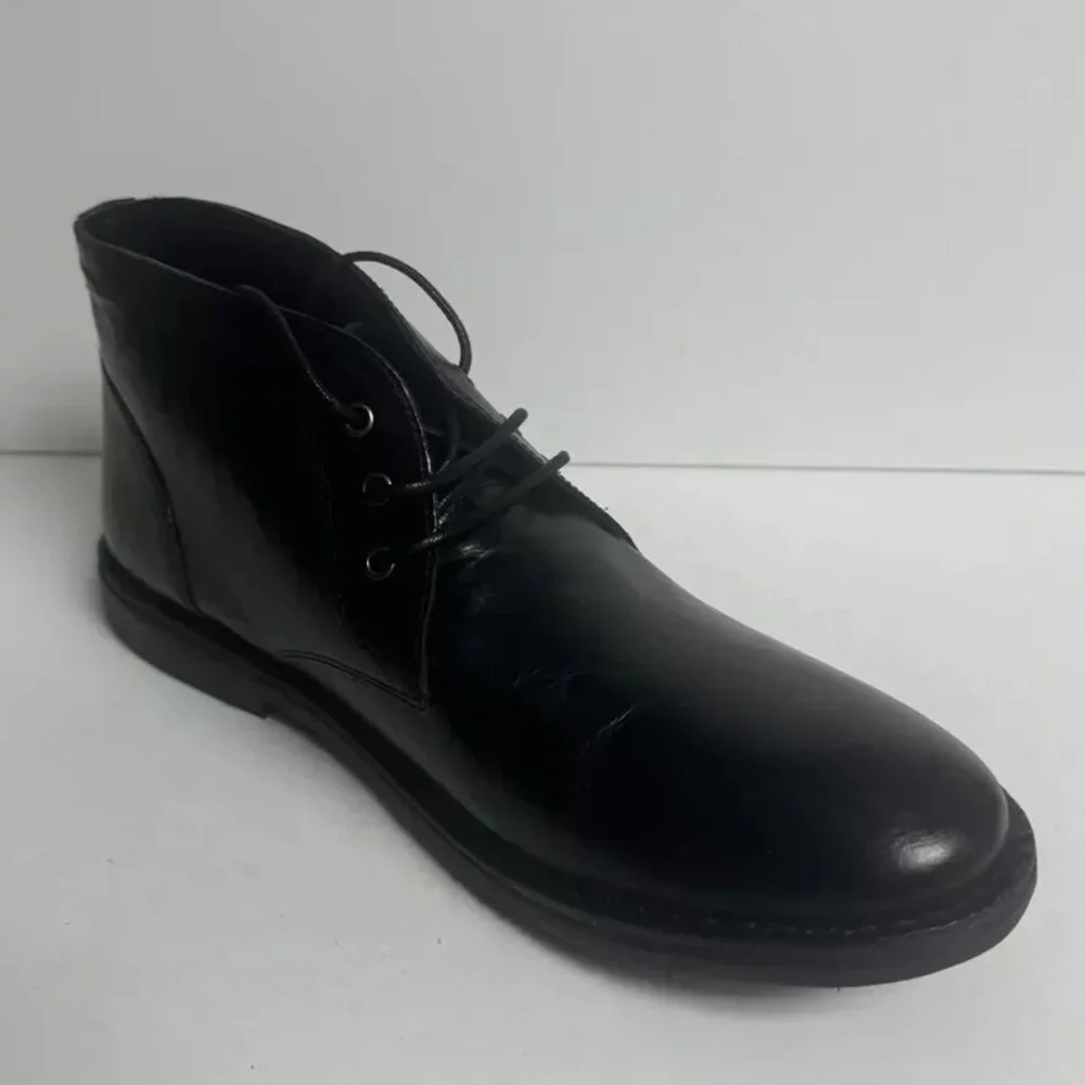 Crown Vintage Mens Casper Chukka Boot Black Size 11 M
